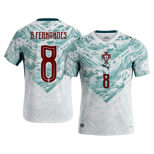 B.FERNANDES #8 Men's Portugal World Cup 2026 Away Soccer Jersey