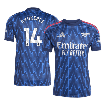 GYÖKERES #14 Men's Arsenal 2025/26 Away Soccer Jersey