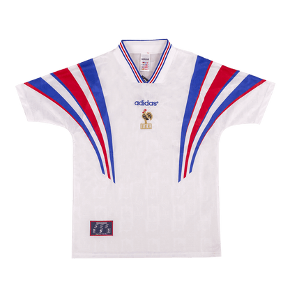 Retro Men's France 1996 Away Soccer Jersey