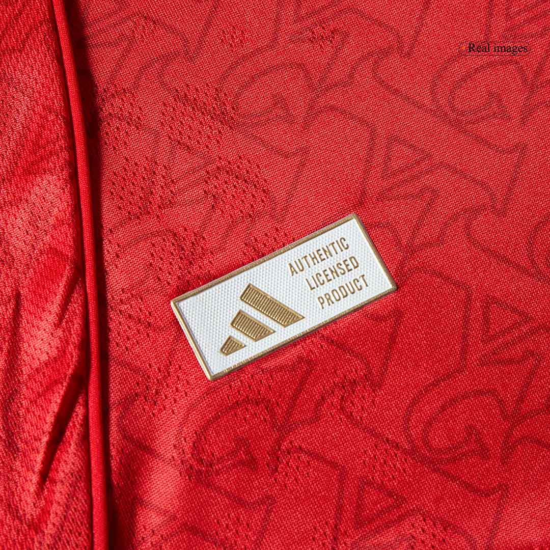SALIBA #2 Men's Arsenal 2025/26 Player Version Home Soccer Jersey - Slim Fit