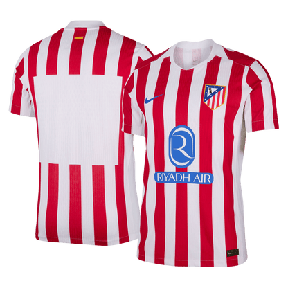 Men's Atletico Madrid 2025/26 Player Version Home Soccer Jersey - Slim Fit