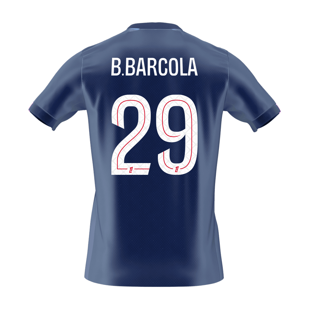 B.BARCOLA #29 Men's PSG 2025/26 Home Soccer Jersey [PREMIUM]