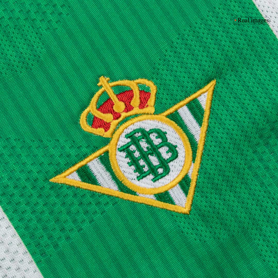 Men's Real Betis 2025/26 Home Long Sleeve Soccer Jersey