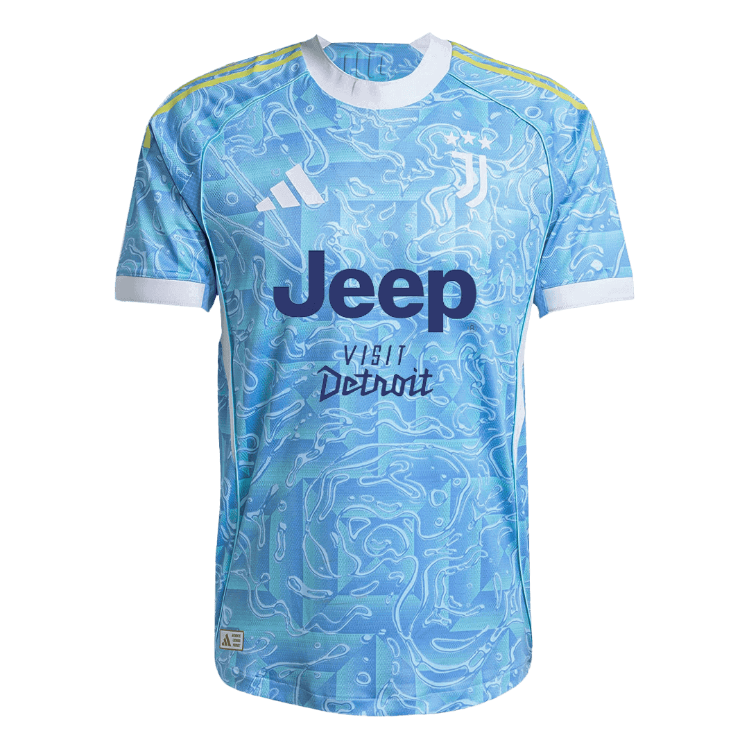 Men's Juventus 2025/26 Player Version Away Soccer Jersey - Slim Fit