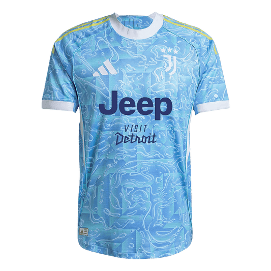 Men's Juventus 2025/26 Player Version Away Soccer Jersey - Slim Fit