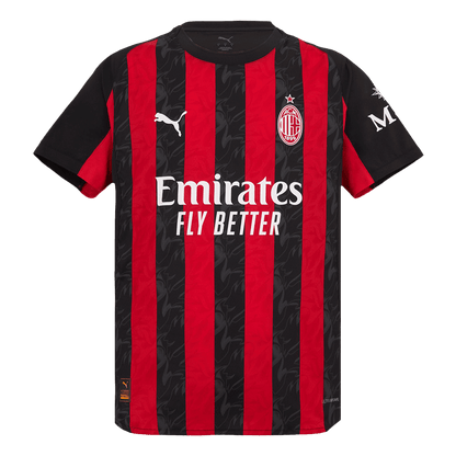 Men's AC Milan 2025/26 Player Version Home Soccer Jersey - Slim Fit