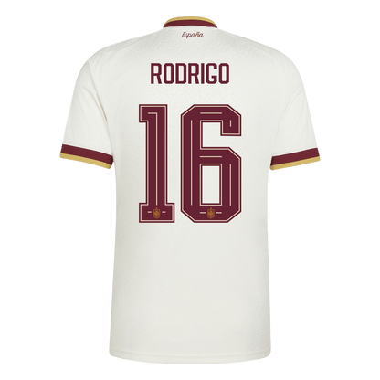 RODRIGO #16 Men's Spain World Cup 2026 Away Soccer Jersey