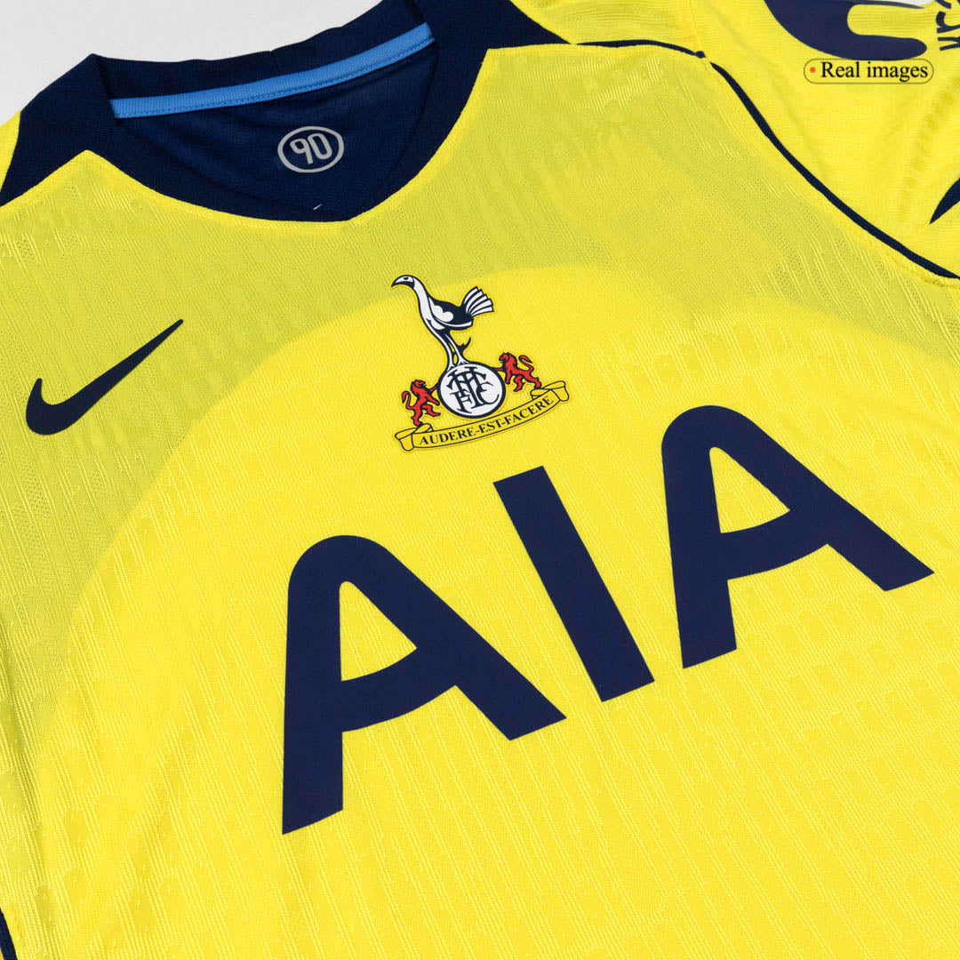 Men's Tottenham Hotspur 2025/26 Player Version Third Away Soccer Jersey - Slim Fit
