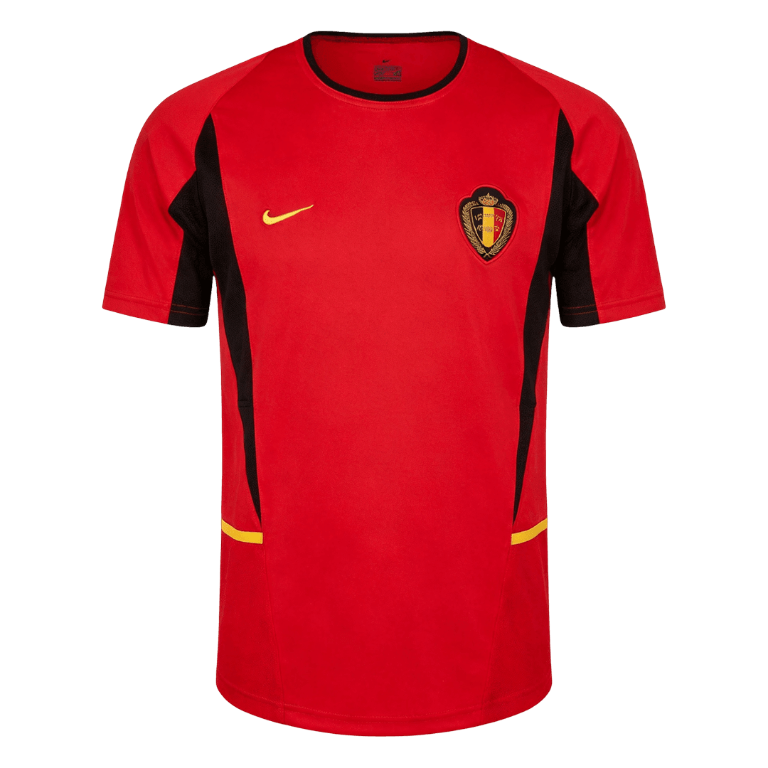 Retro Men's Belgium World Cup 2002 Home Soccer Jersey
