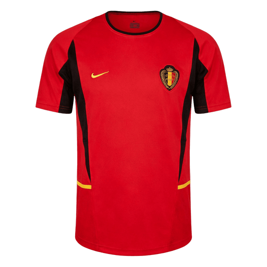 Retro Men's Belgium World Cup 2002 Home Soccer Jersey