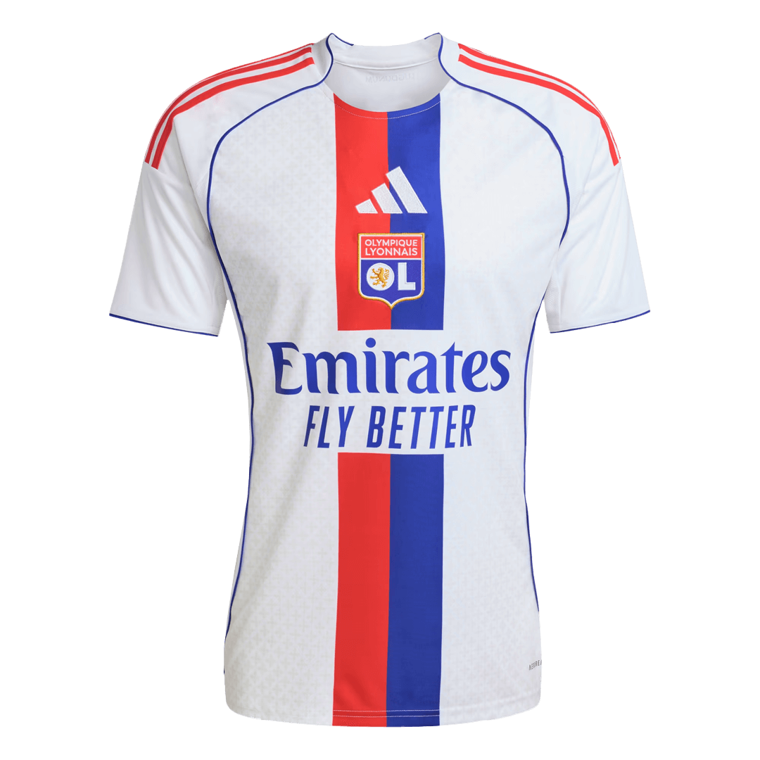 Men's Olympique Lyonnais 2025/26 Home Soccer Jersey