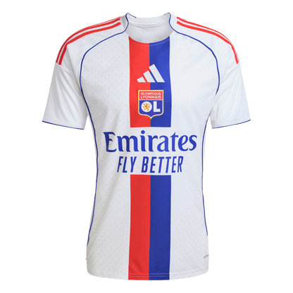 Men's Olympique Lyonnais 2025/26 Home Soccer Jersey