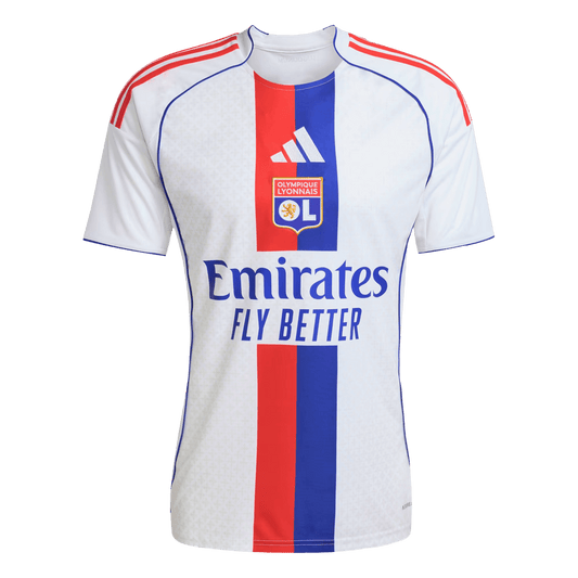 Men's Olympique Lyonnais 2025/26 Home Soccer Jersey