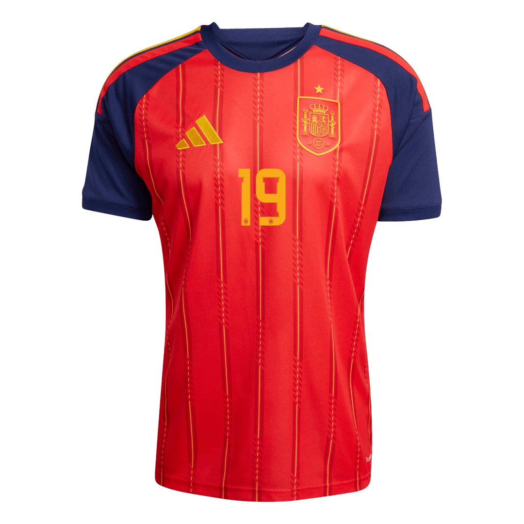 LAMINE YAMAL #19 Men's Spain World Cup 2026 Home Soccer Jersey [PREMIUM]