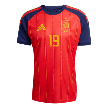 LAMINE YAMAL #19 Men's Spain World Cup 2026 Home Soccer Jersey [PREMIUM]