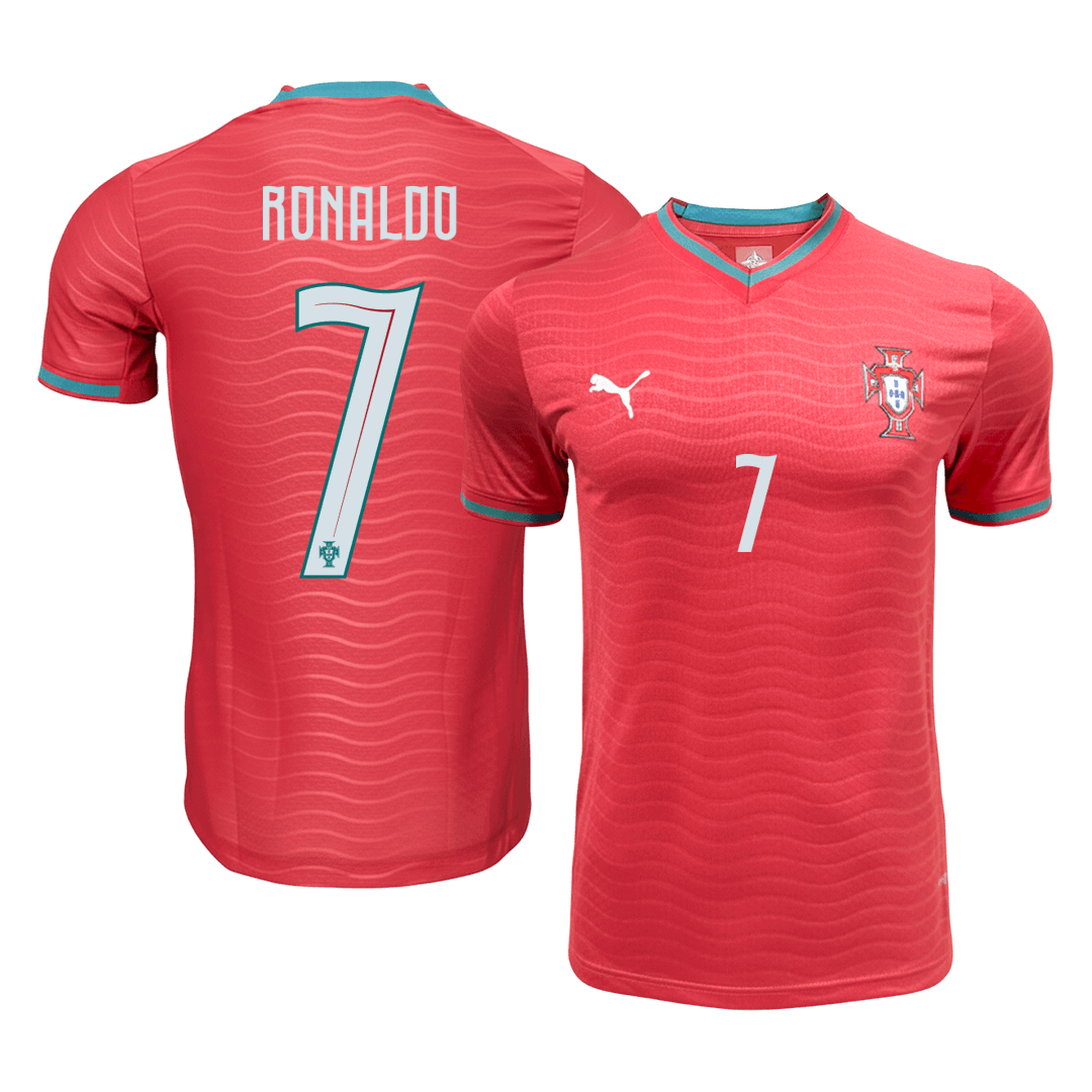 RONALDO #7 Men's Portugal World Cup 2026 Player Version Home Soccer Jersey - Slim Fit