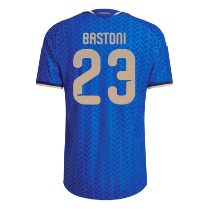 BASTONI #23 Men's Italy World Cup 2026 Player Version Home Soccer Jersey - Slim Fit