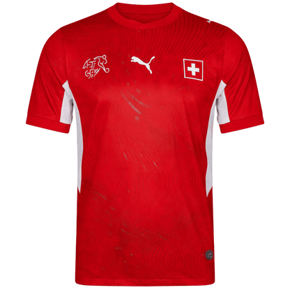 Men's Switzerland World Cup 2026 Player Version Home Soccer Jersey - Slim Fit