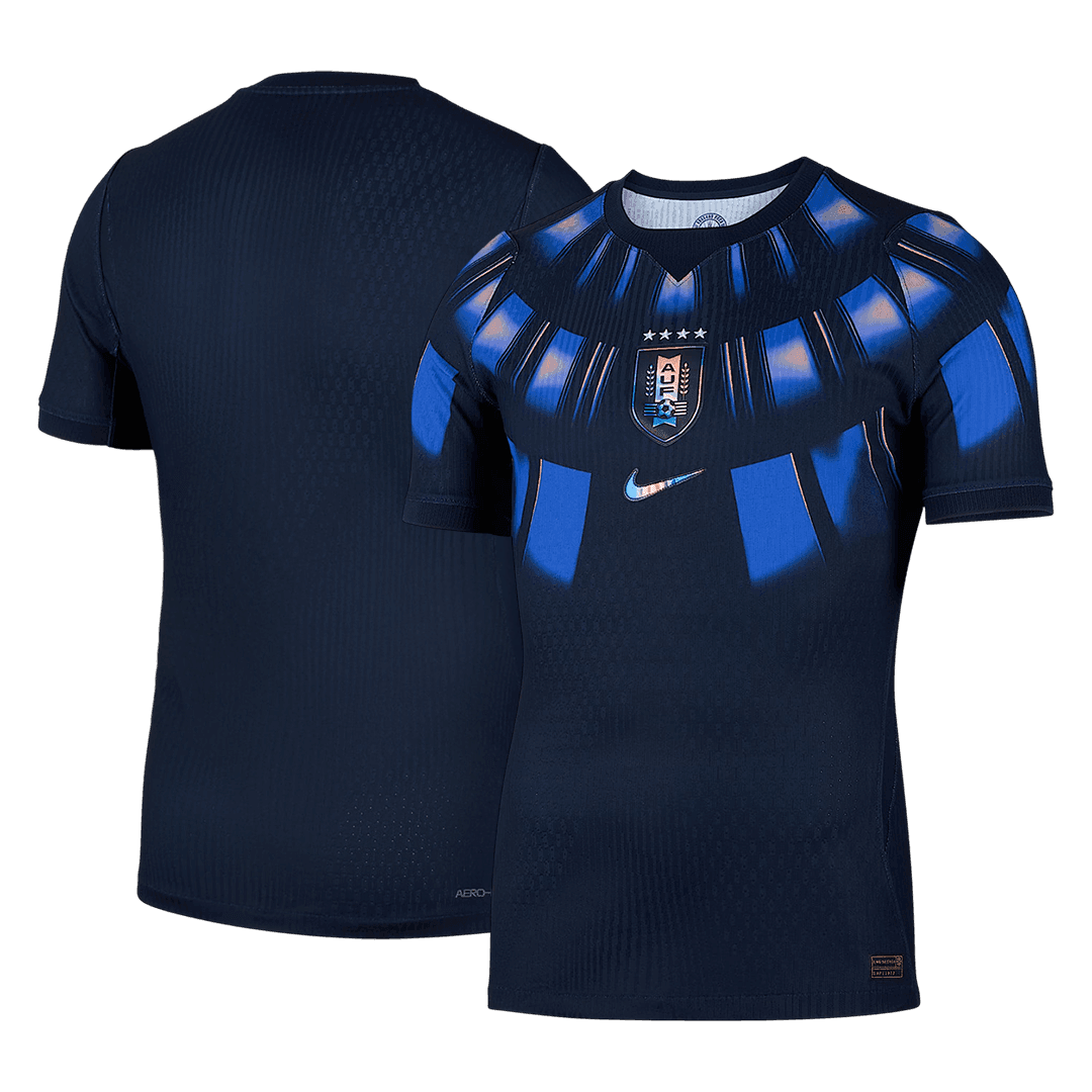 Men's Uruguay World Cup 2026 Player Version Away Soccer Jersey - Slim Fit