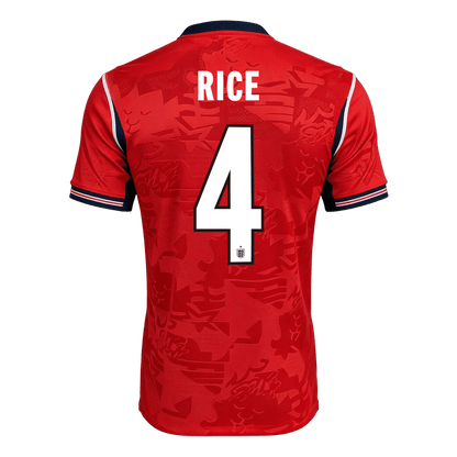 RICE #4 Men's England World Cup 2026 Away Soccer Jersey