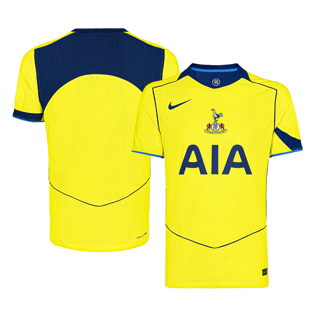 Men's Tottenham Hotspur 2025/26 Player Version Third Away Soccer Jersey - Slim Fit