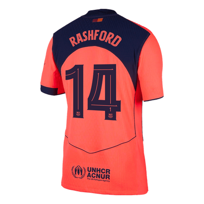 RASHFORD #14 Men's Barcelona UCL 2025/26 Player Version Third Away Soccer Jersey - Slim Fit