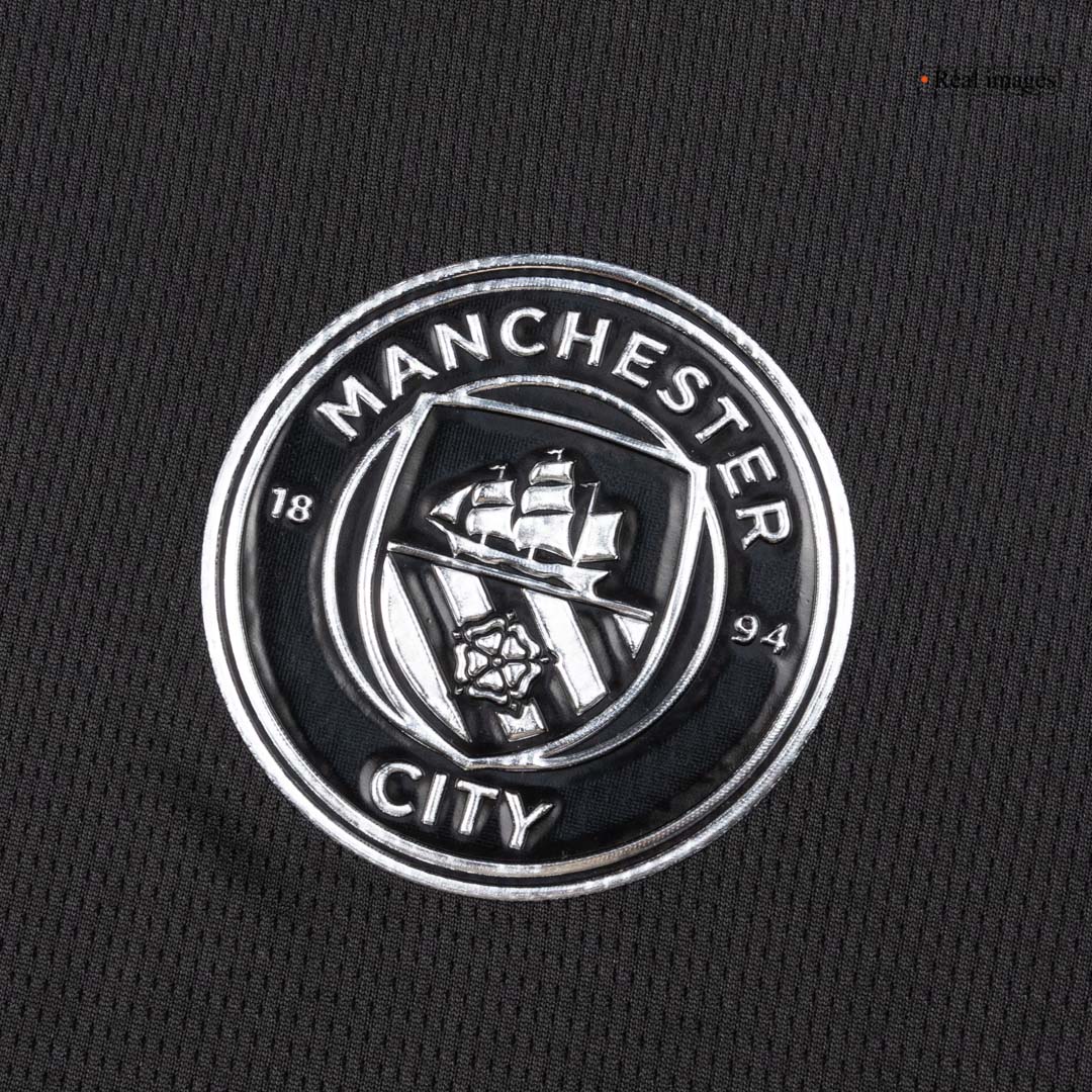 Men's Manchester City 2025/26 Away Long Sleeve Soccer Jersey