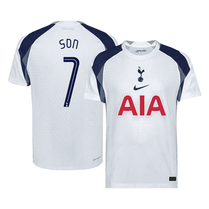 SON #7 Men's Tottenham Hotspur UCL 2025/26 Player Version Home Soccer Jersey - Slim Fit