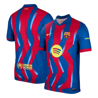 Men's Barcelona 2025/26 Player Version Fourth Away Soccer Jersey - Slim Fit