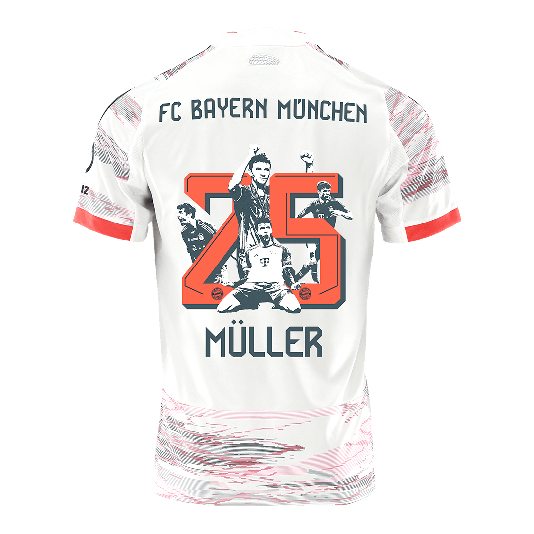 MÜLLER Special #25 Men's Bayern Munich 2025/26 Away Soccer Jersey
