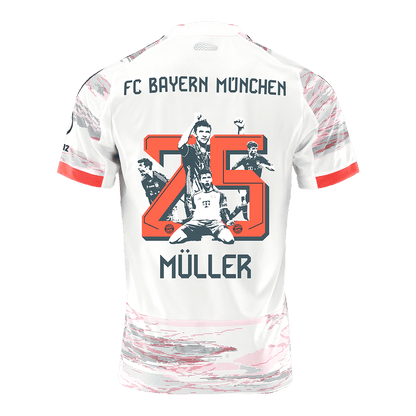MÜLLER Special #25 Men's Bayern Munich 2025/26 Away Soccer Jersey