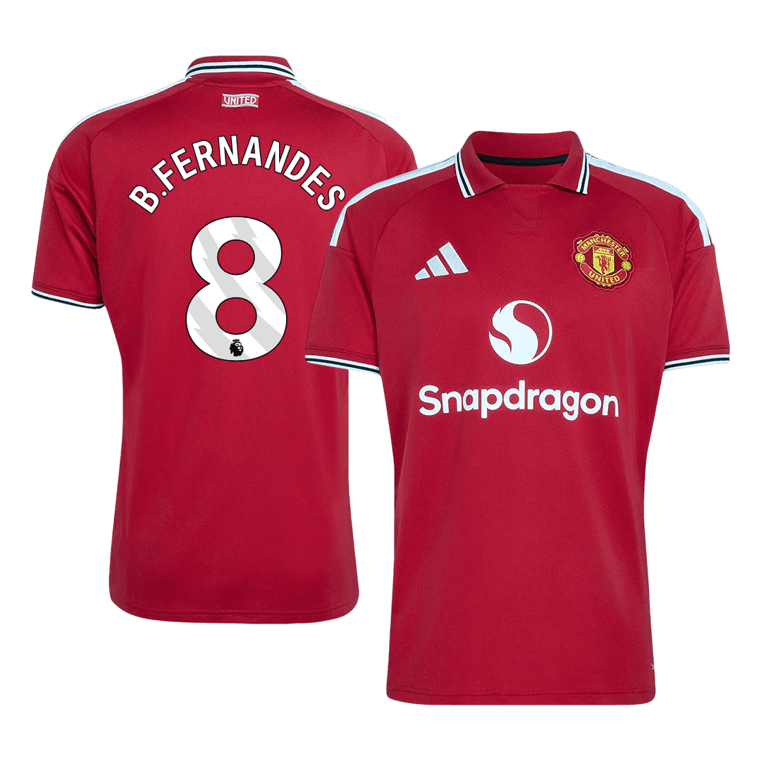 B.FERNANDES #8 Men's Manchester United 2026/27 Home Soccer Jersey