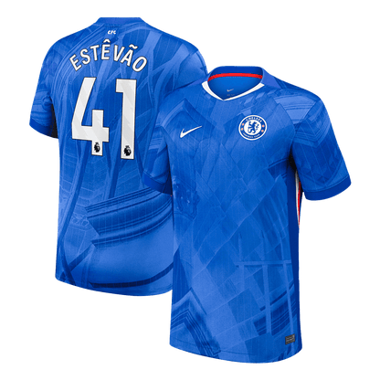 ESTÊVÃO #41 Men's Chelsea 2025/26 Home Soccer Jersey [PREMIUM]