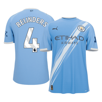 REIJNDERS #4 Men's Manchester City 2025/26 Home Soccer Jersey [PREMIUM]