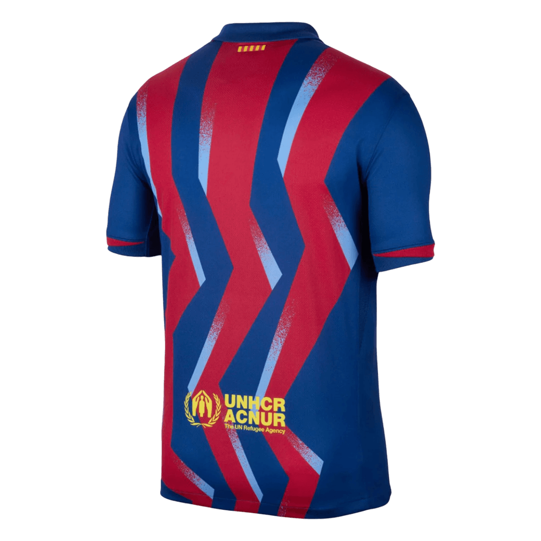 Men's Barcelona 2025/26 Fourth Away Soccer Jersey Kit