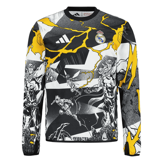 Men's Real Madrid 2025/26 Long Sleeve Soccer Jersey