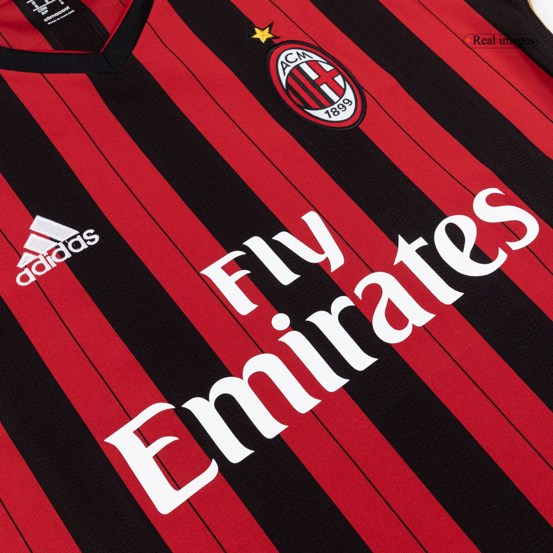 Retro Men's AC Milan 2013/14 Home Soccer Jersey