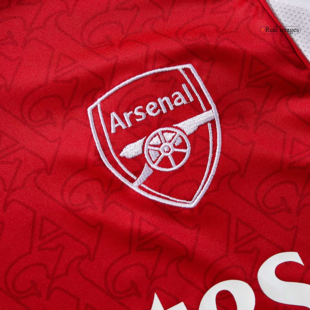 Men's Arsenal 2025/26 Home Long Sleeve Soccer Jersey