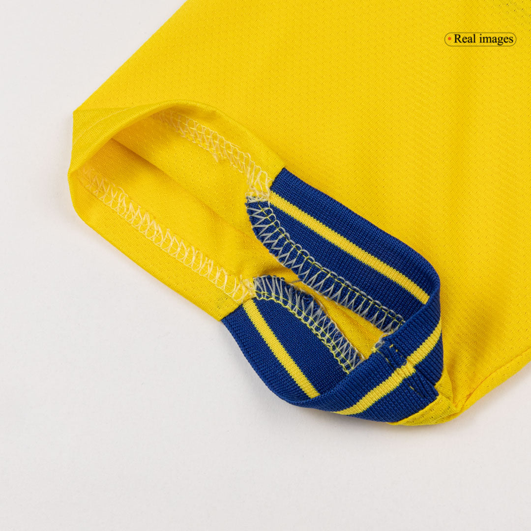 Men's Sweden World Cup 2026 Player Version Home Soccer Jersey - Slim Fit