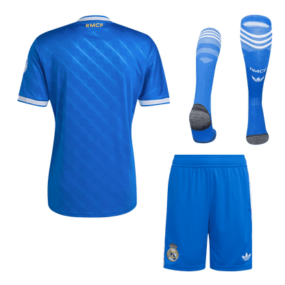 Men's Real Madrid 2025/26 Third Away Soccer Jersey Full Kit