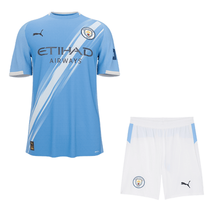 Men's Manchester City 2025/26 Home Soccer Jersey Kit [PREMIUM]