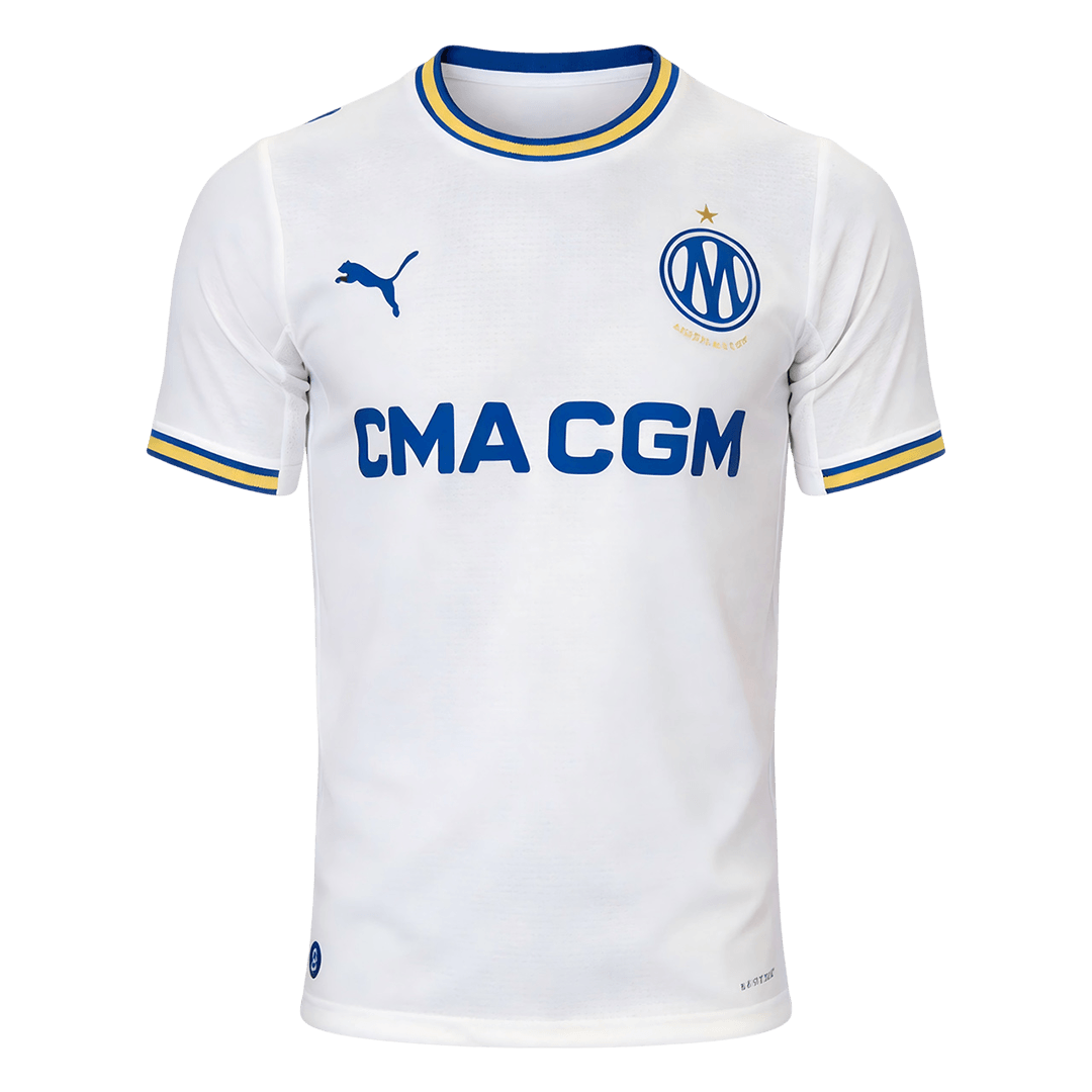 Men's Marseille 2026/27 Player Version Home Soccer Jersey - Slim Fit