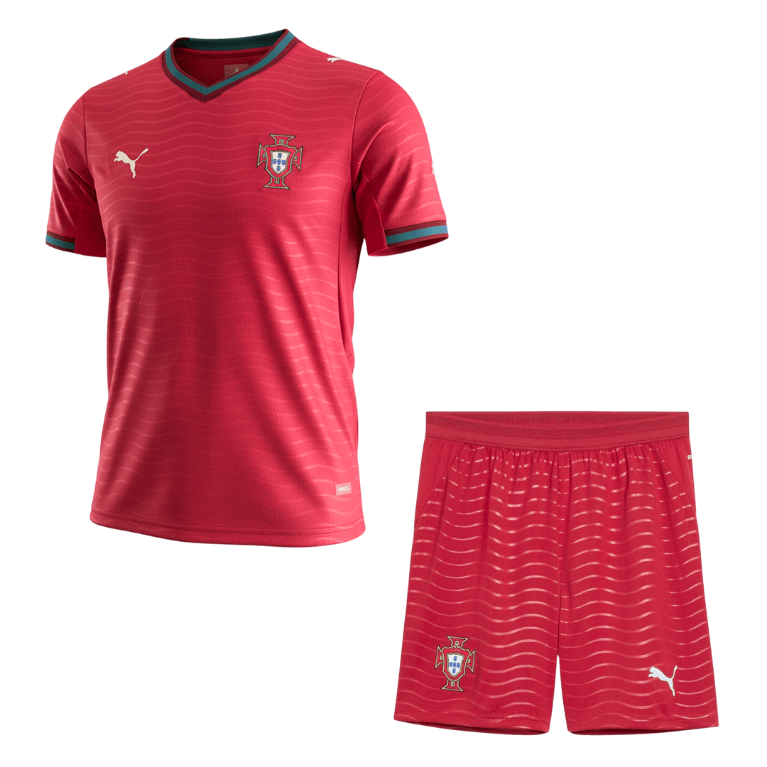 Men's Portugal World Cup 2026 Home Soccer Jersey Kit