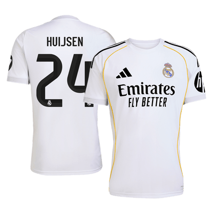 HUIJSEN #24 Men's Real Madrid 2025/26 Home Soccer Jersey [PREMIUM]