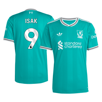 ISAK #9 Men's Liverpool 2025/26 Third Away Soccer Jersey