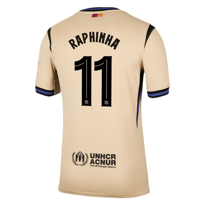 RAPHINHA #11 Men's Barcelona UCL 2025/26 Away Soccer Jersey