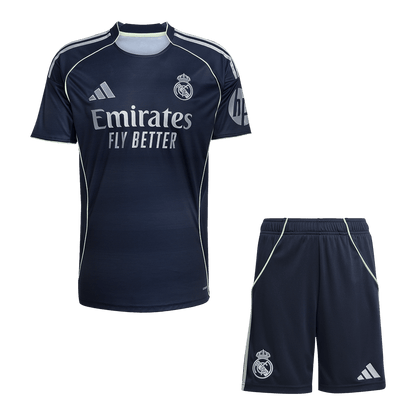 Men's Real Madrid 2025/26 Away Soccer Jersey Kit [PREMIUM]