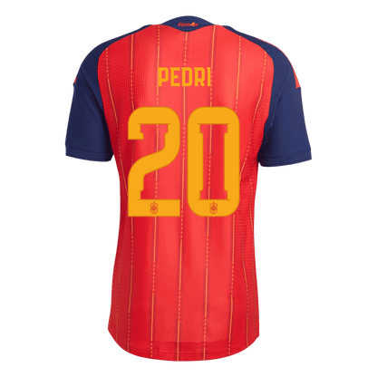 PEDRI #20 Men's Spain World Cup 2026 Player Version Champion Edition Home Soccer Jersey