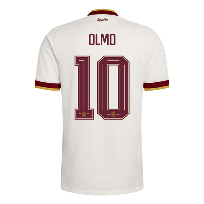 OLMO #10 Men's Spain World Cup 2026 Player Version Away Soccer Jersey - Slim Fit