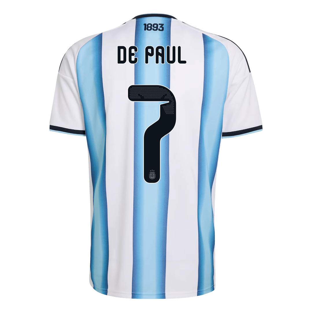 DE PAUL #7 Men's Argentina World Cup 2026 Home Soccer Jersey [PREMIUM]
